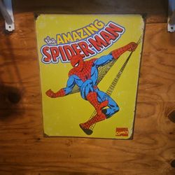 Amazing Spiderman Sign Metal