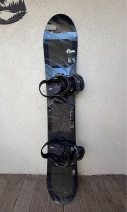 Burton Snowboard and Cartel Bindings