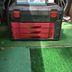 Craftman tool box, all sockets, wrenches, and parts present
