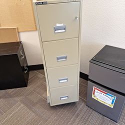 Schwab 5000 four drawer fire resistant file cabinet