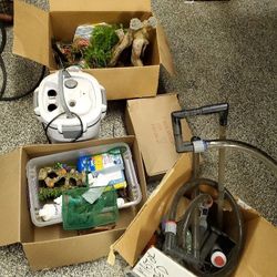 Aquatop FZ9 UV and lots of fish tank stuff decor aquarium misc