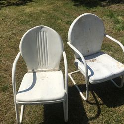 Vintage Steel Lawn Chairs