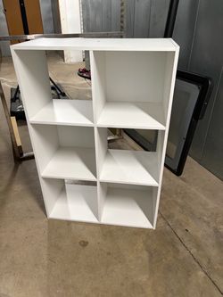 6 Cube Storage - White