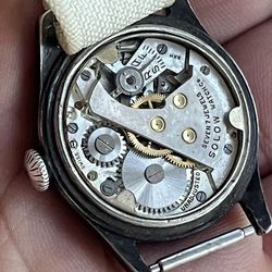 Vintage Sterling Silver Watch Works Good