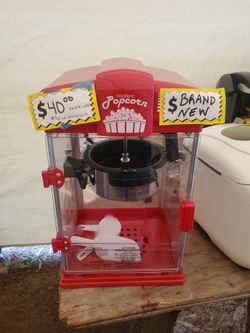 West bend popcorn maker. New never used