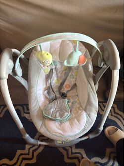 Baby swing with music