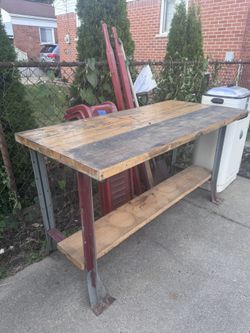 Heavy Duty Work Bench | Solid | Tool Storage Organization | Shop Hobby