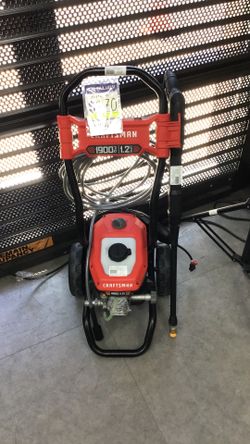 Craftsman power washer  1900 psi