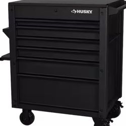 Tool Storage 31 in. W 6-Drawer Black Rolling Tool Cart