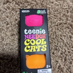 Needoh Teenie 3 Pack Cool Cat Squishy
