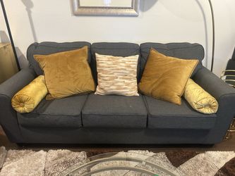 Fabric sofa.