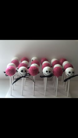 Jack Skeleton Theme Cake Pops