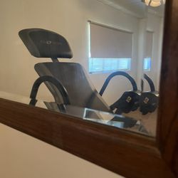 Oak Frame. Wall Mirror; Like New Only  $40.- Dlls.