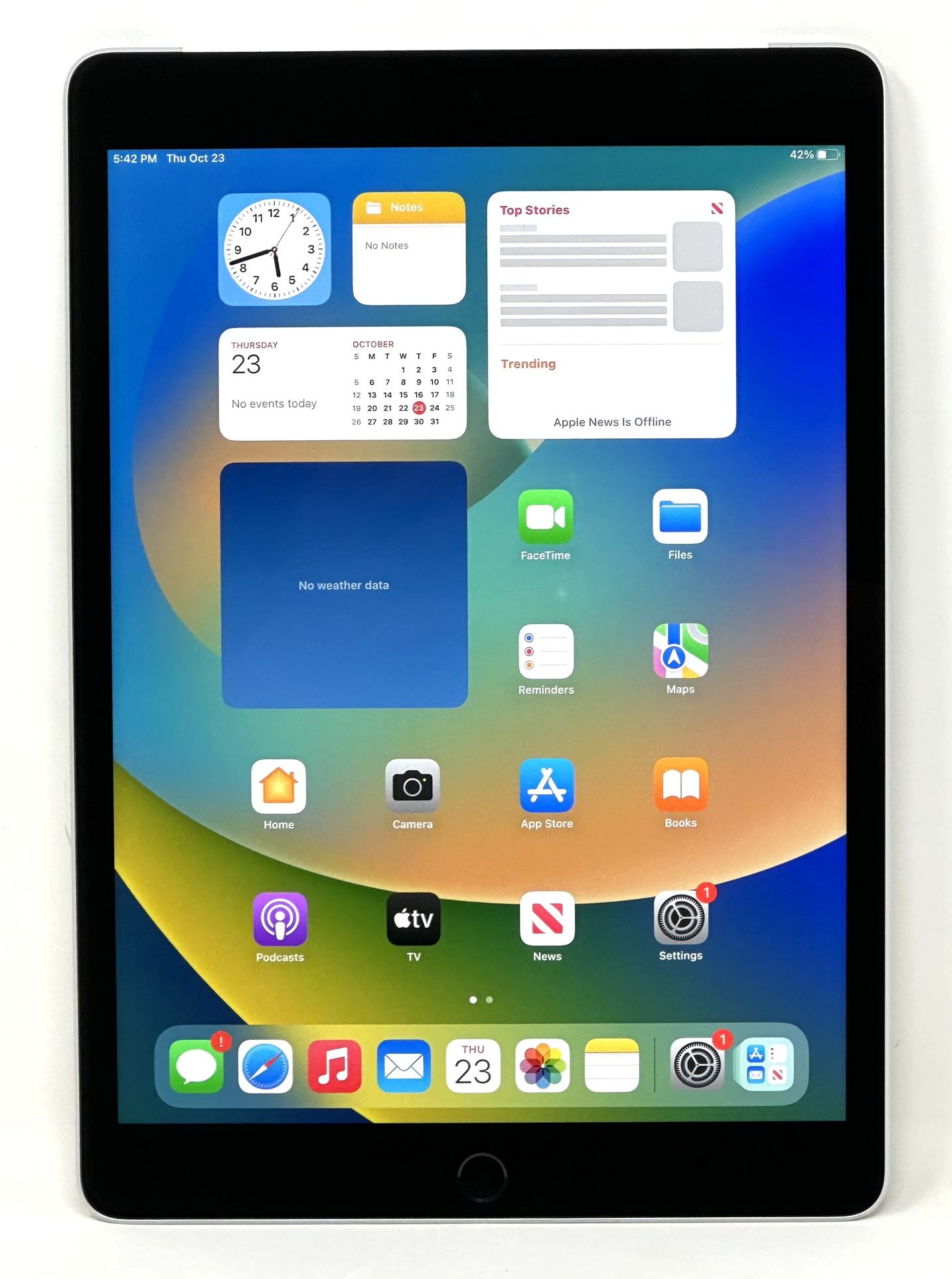 Unlocked Apple MK673LL/A iPad 9th Gen 10.2" Wi-Fi + 4G 64GB Silver Tablet