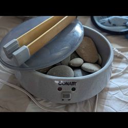 Conair Heated Stone Spa Therapy System Hot Rocks Body Benefit Warm Massage