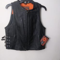 Leather Riding Vest