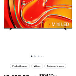 85 inch Sony Bravia XBR