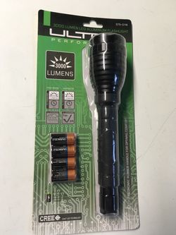 Ultra Performance 3000 Lumen LED Aluminum Flashlight