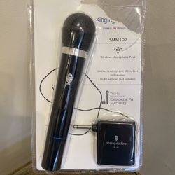 Singing Machine SMM107 Wireless Microphone Pack - NEW