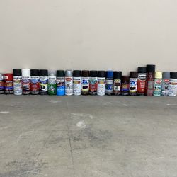 23 Cans Of Spray Paints 