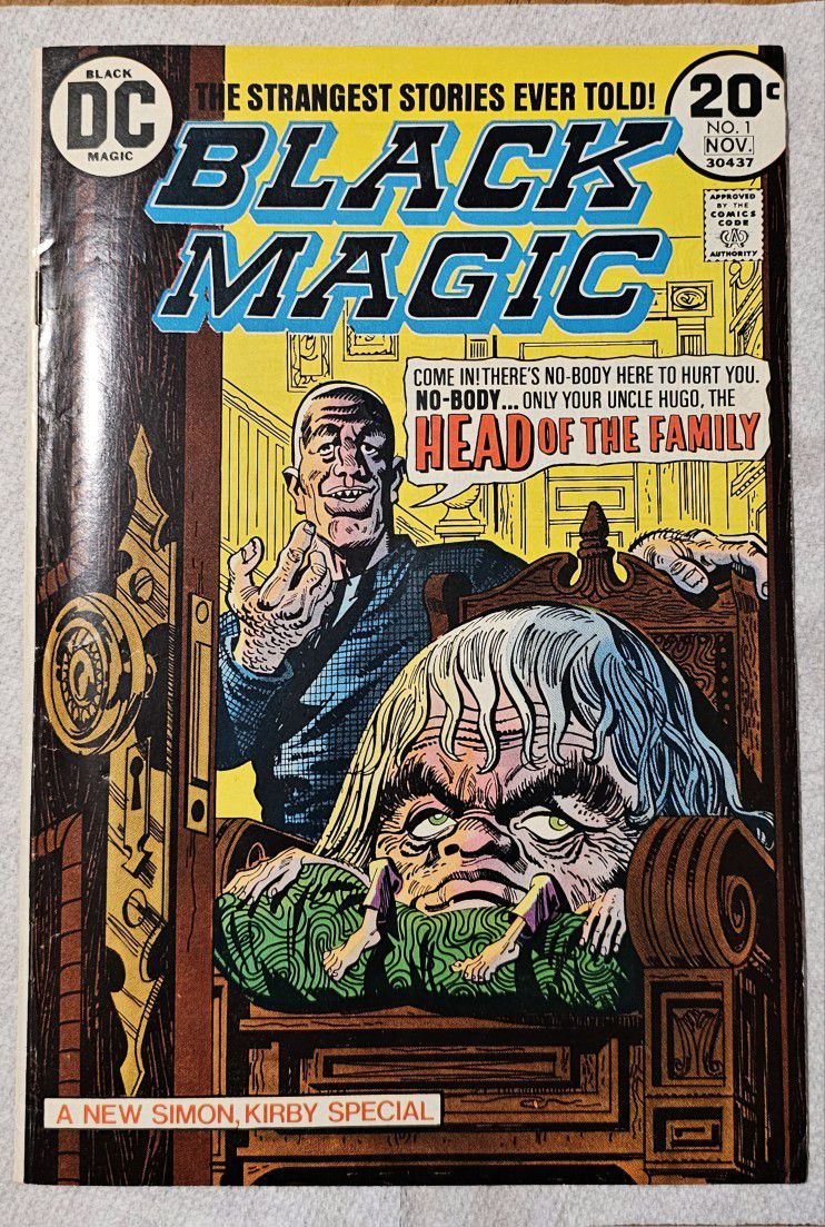Collectible Vintage Comic Book 1st Issue!!! Black Magic #1 Nov 1973 Jack Kirby/DC Comics!!! 