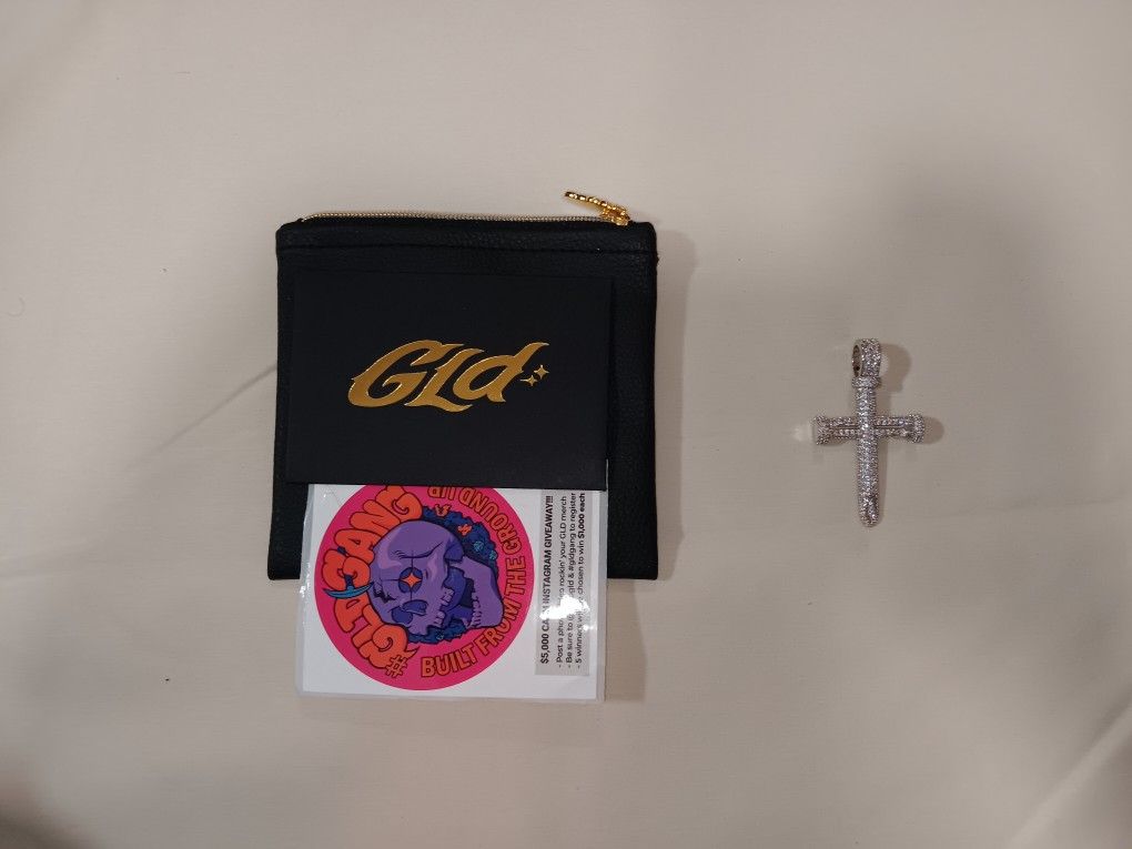 Iced Out Cross Pendant