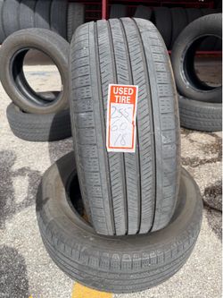 255/60/18 2 used tires Goodyear