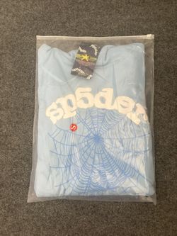 Blue SP5der Hoodie (description)
