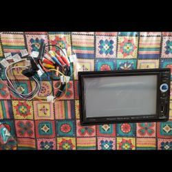 Radio- Car- Touch Screen--PowerAcoustic brand- bluetooth cd player/mp3/SD card+usb +camera inputs