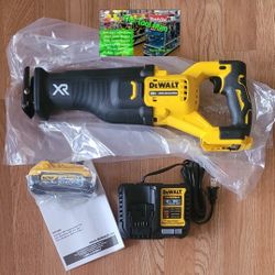 Dewalt 20v XR Brushless Cordless Reciprocating Saw, 5ah Powerstack Battery and Charger $200 Firm Pickup Only 