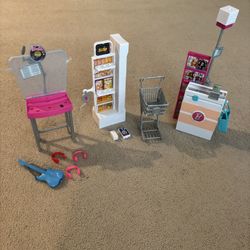 Barbie Grocery And Music Set