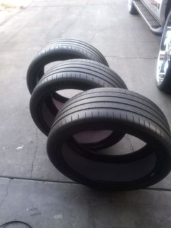 3) 255/40zr21 Michelin pilot sport 4S