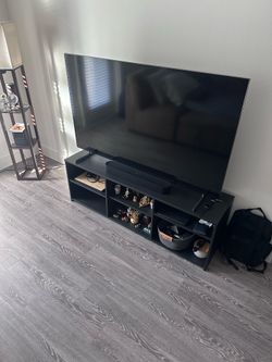 Modern TV Stand with Storage – Fits Up to 65” TV