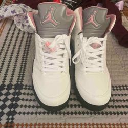 Pink Jordan 5 size 9