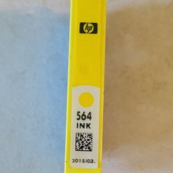 HP 564 ink cartridge yellow. New.