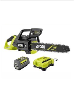 40V HP Brushless 18 in. Cordless Battery Powered Chainsaw Kit - 6.0 Ah Battery and Rapid Charger Included