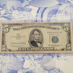 1953 5$ Silver Certificate