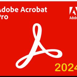 Adobe Acrobat Pro 2024 - Full Version (Not Subscription)*