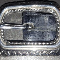 Silver Belt Buckle 