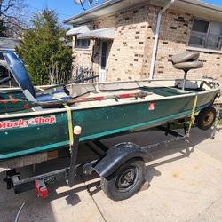 Great Starter Boat With 20 Hp Mercury 