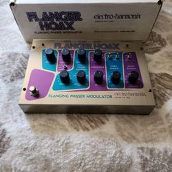 EHX Flanger Hoax Pedal