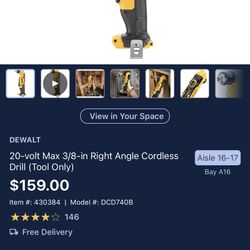 Dewalt Angle Drill