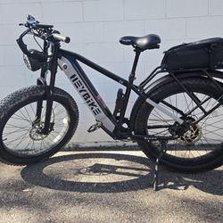 Heybike Electric Bike All-Terrain Long-Range w/ Throttle, PAS, Rack Bag + Accessories