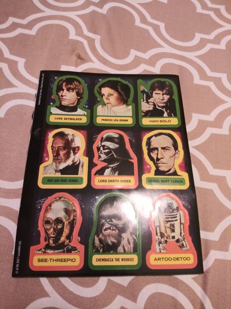 2017 Star Wars Topps sticker book