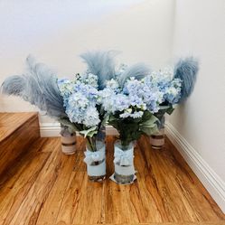 faux floral wedding centerpieces