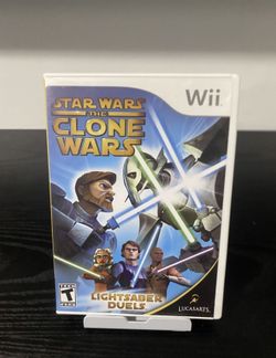 Star Wars The Clone Wars Lightsaber Duels Wii