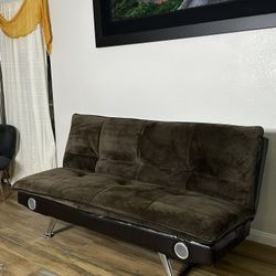 73” Convertible Sofa with Bluetooth speakers