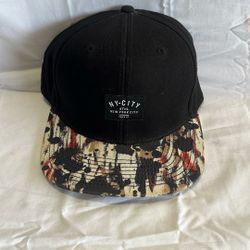 Paint Splatter Print NY City Hat