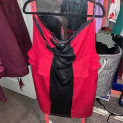 Red And Black Dress Size 3X