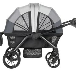 NEW Monbebe Everyday Outings Wagon Stroller, Cobblestone Grey, Toddler, Unisex